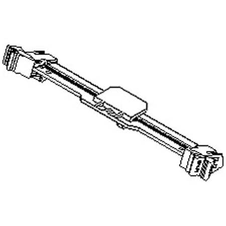 Molex Card Edge Connector, 244 Contact(S), 2 Row(S), 22.5 Degree, 0.024 Inch Pitch, Surface Mount 780350001